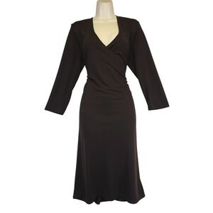 Vintage Prize Dress Womens L Y2K Ruched Date Night Cocktail Minimalist‎ Capsule